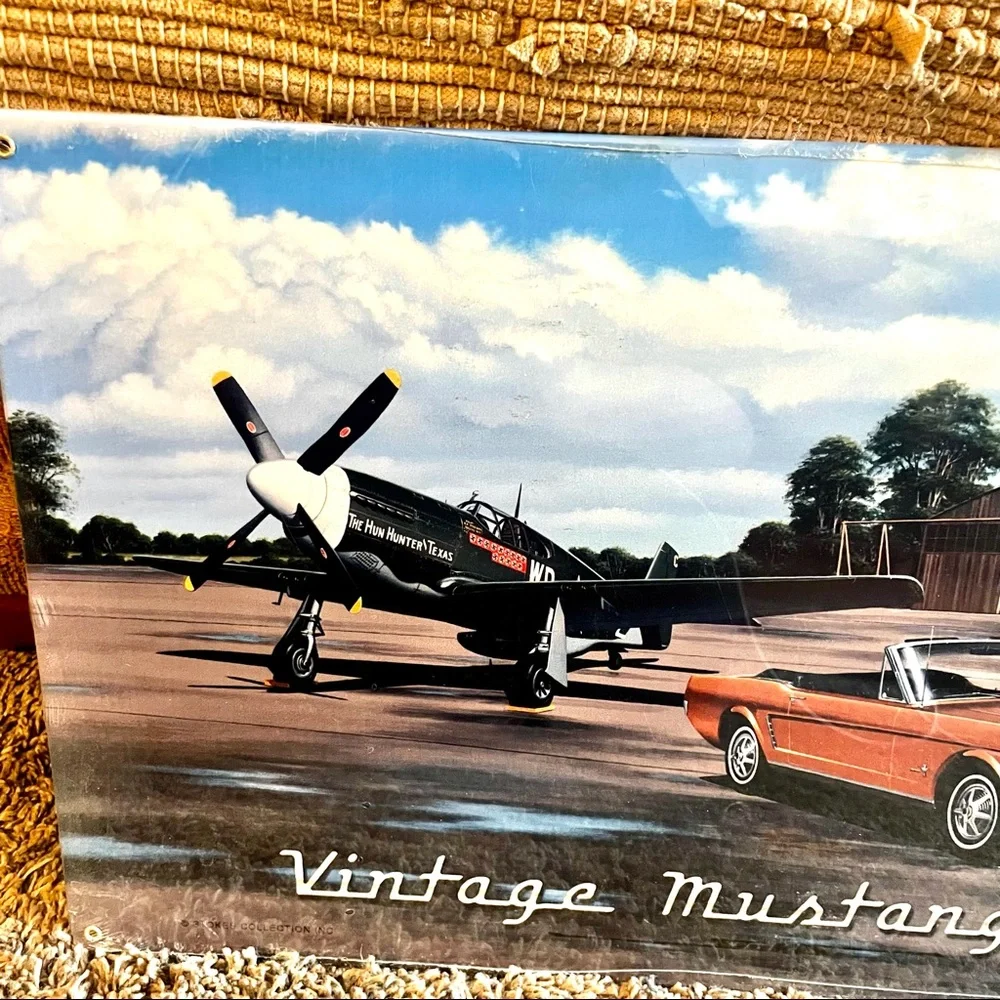 NEW Heavy Duty Steel Vintage Mustangs Metal Sign